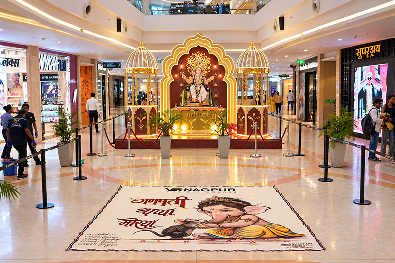 Grand Rangoli Installation Grand Rangoli Installation