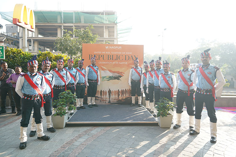 Celebrating the 76th Republic Day at VR Nagpur - 26th January 2025