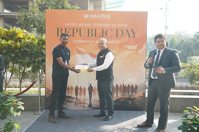 Celebrating the 76th Republic Day at VR Nagpur - 26th January 2025