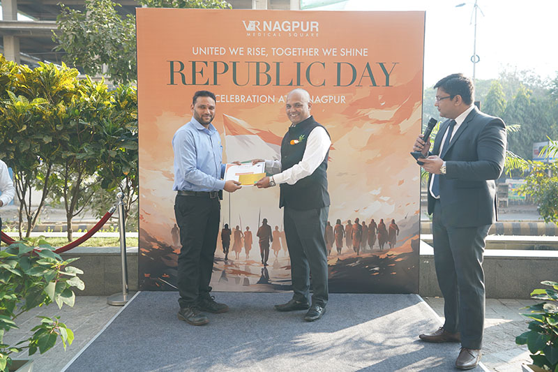 Celebrating the 76th Republic Day at VR Nagpur - 26th January 2025