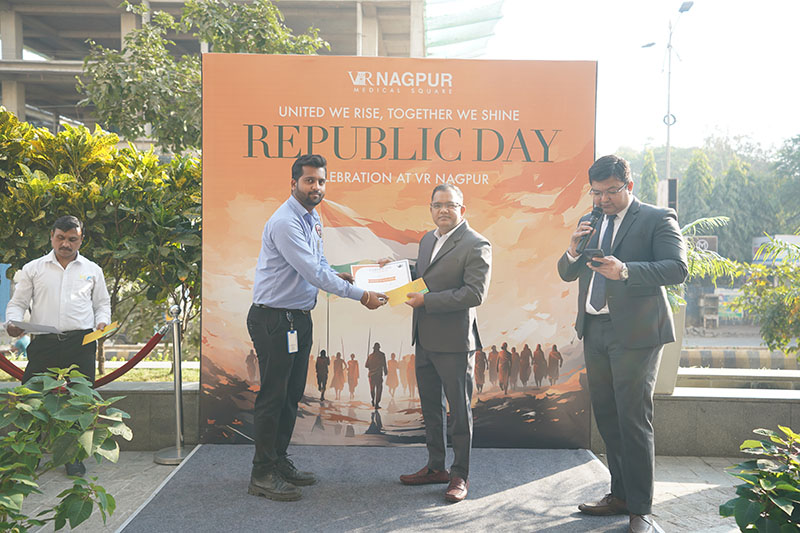 Celebrating the 76th Republic Day at VR Nagpur - 26th January 2025